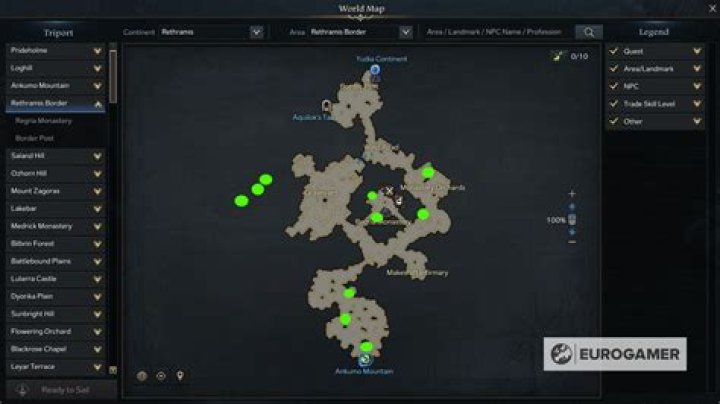 Lost Ark Mokoko Seeds locations and rewards list