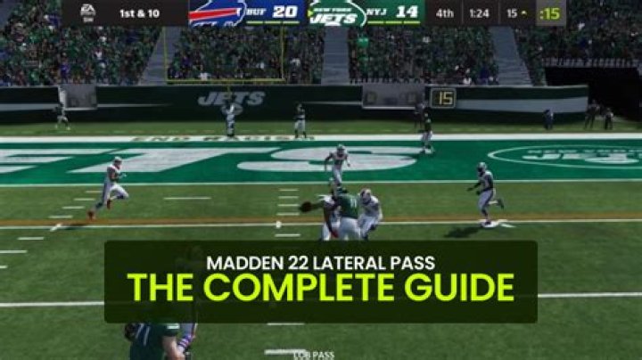 Madden NFL 22 - How To Lateral Pass?
