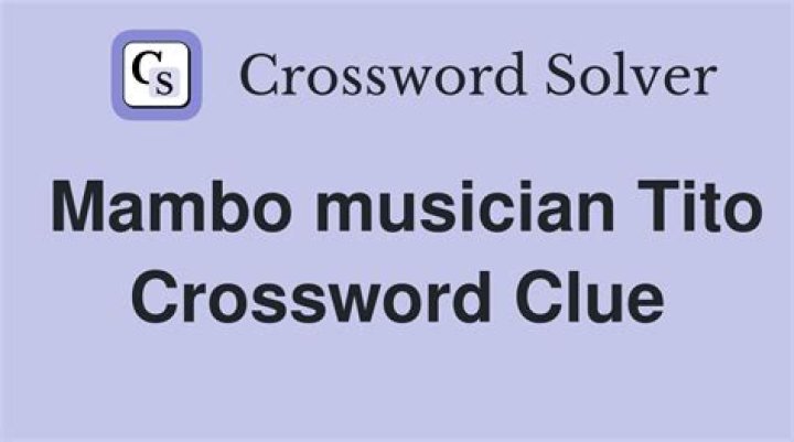 Mambo joints? crossword clue answer