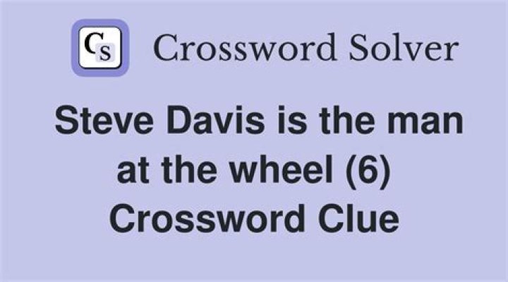 Man at the wheel Crossword Clue and Answer