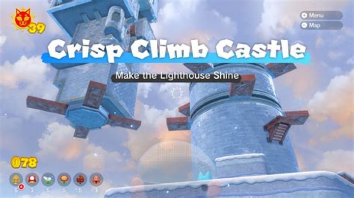 Mario 3D World: Bowser's Fury - How To Get All Cat Shines | Crisp Climb Castle 100% Guide