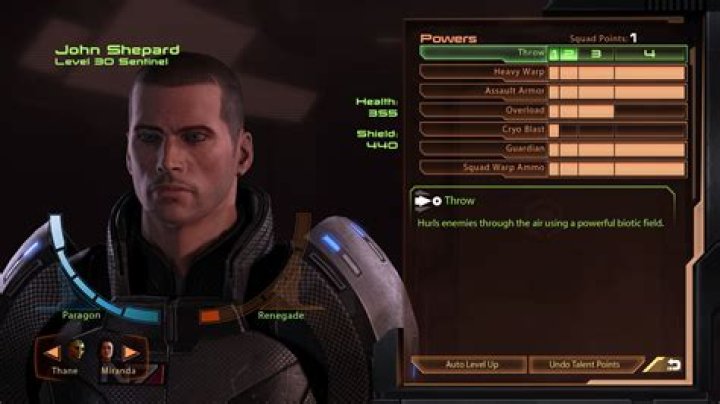 Mass Effect 2 Legendary Edition Weapon Restrictions
