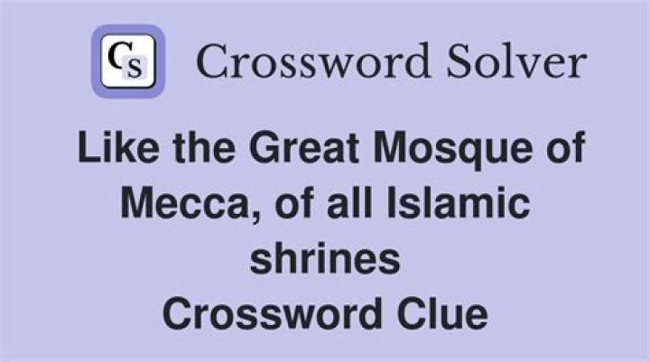 Mecca setting Crossword Clue and Answer