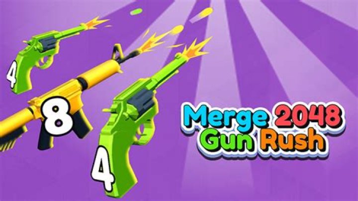 Merge 2048 Gun Rush - Shooting Games