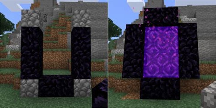 Minecraft: How To Make a Nether Portal (2021)