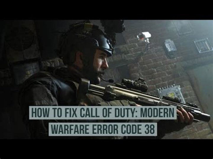 How To Fix COD Modern Warfare Error Code 38?
