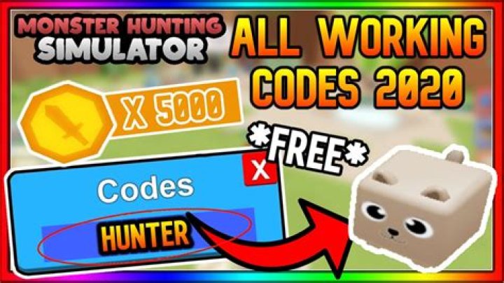 Monster Hunting Simulator Codes (June 2022) - Roblox