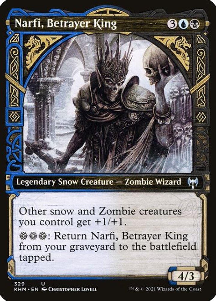 Narfi, Betrayer King (Showcase) | Kaldheim - Variants