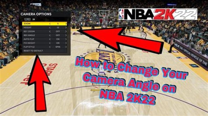 NBA 2k22: How To Change Camera?