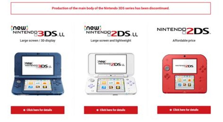 
Nintendo ceases production of the New Nintendo 3DS in Japan