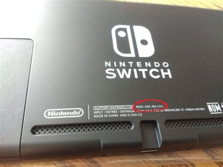 Where To Find Nintendo Switch Model Number