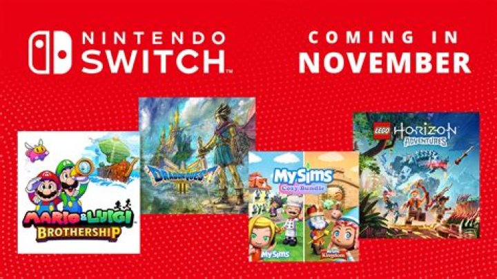 Nintendo Switch November Releases Highlighted