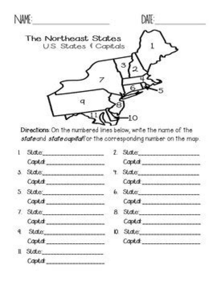 Northeastern States Quiz