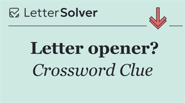 Opener crossword clue answer