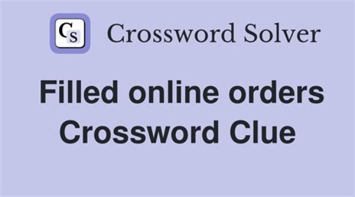 Orders crossword clue answer