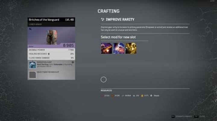 Outriders: How To Craft Items | Crafting Guide