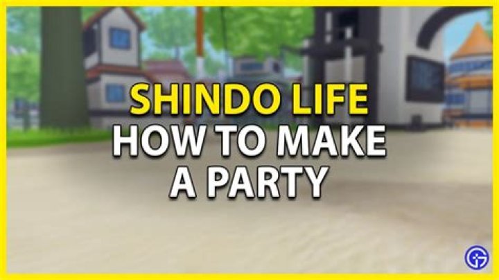 How To Make A Party In Shindo Life?