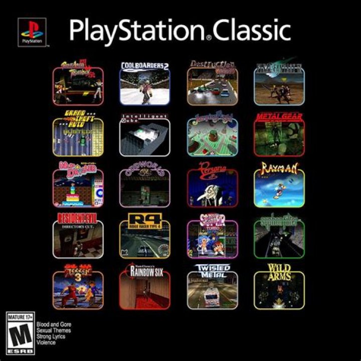 PlayStation Classic's full list of 20 games includes GTA, Metal Gear Solid
