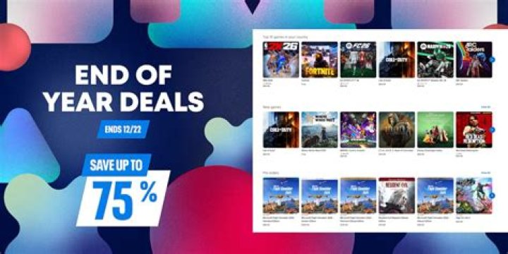 PlayStation End Of Year Deals Promo Is Now Live
