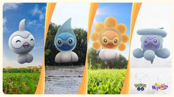 Pokémon Go's Water-type Weather Week event adds shiny Rainy Castform