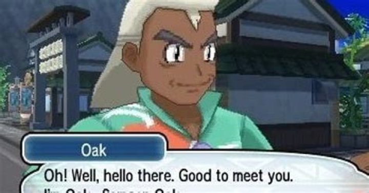 Pokémon Sun and Moon introduces Prof Oak's cousin
