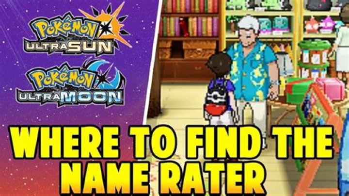Pokemon Sun & Moon: Name Rater, Reminder & More | Key NPC Locations