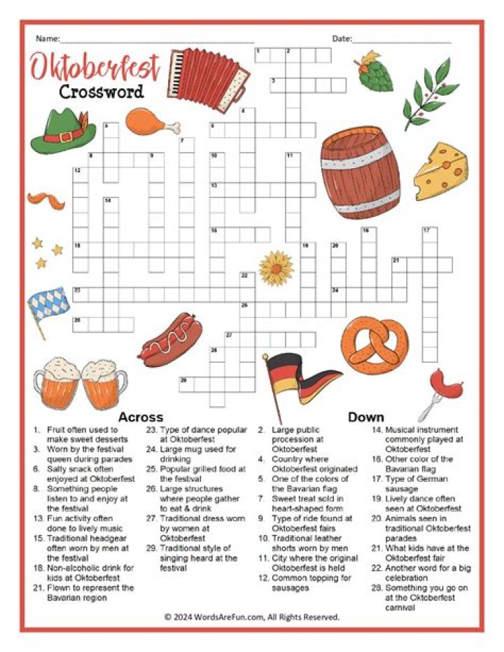 *Prost!* Chicken ___, partnered performance that you may see at an Oktoberfest event crossword clue answer