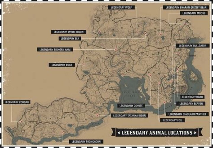 Red Dead Redemption 2 Legendary Animal Locations – Hunting Down the Rarest Animals in RDR 2!