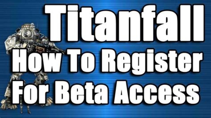 
Where to register for the Titanfall Beta