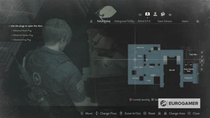 Resident Evil 2 Hiding Place photo locations