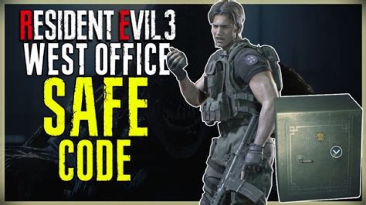 
Resident Evil 3 – West Office Safe Code