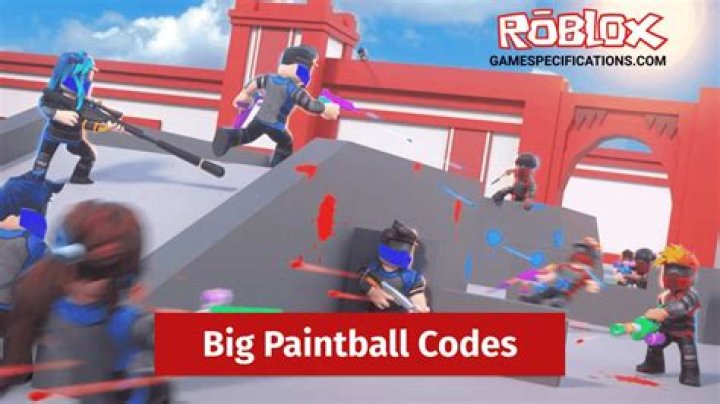 Roblox Big Paintball codes (February 2023)
