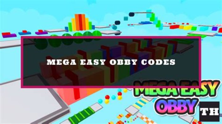 Mega Fun & Easy Obby Codes Jan 2024 on AppGamer.com