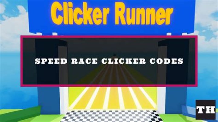 Roblox Speed Race Clicker codes (November 2022)