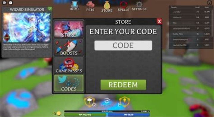 Wizard Simulator Codes on AppGamer.com