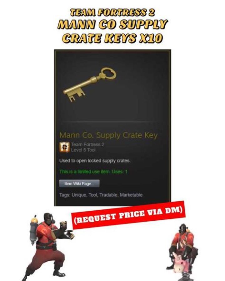 Russians Figure Out How to Launder Money Using Team Fortress 2 Keys