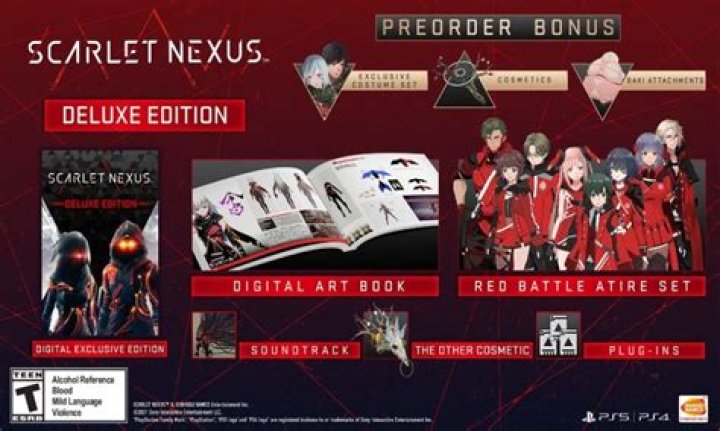 Scarlet Nexus – Pre-Order Bonus, Special Editions