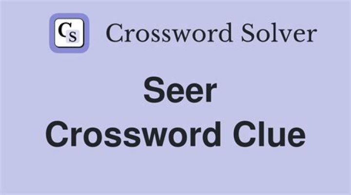 Seer Crossword Clue and Answer