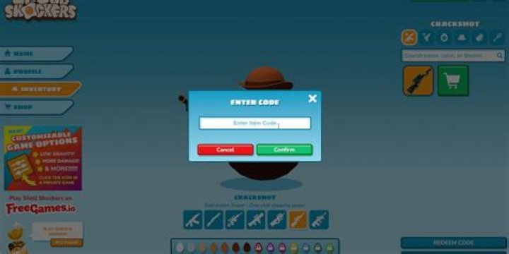 Shell Shockers Redeem Codes (January 2024)