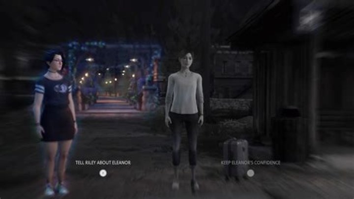 Should you tell Riley about Eleanor's secret or let her go to college in Life is Strange: True Colors?