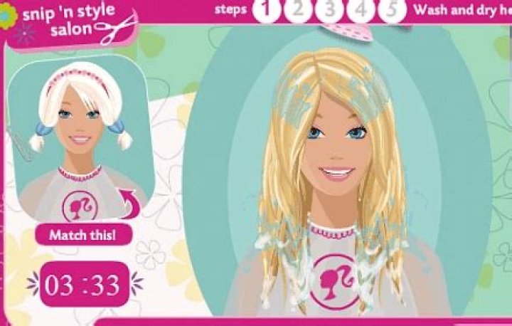 Snip'n Style Salon - Barbie Games