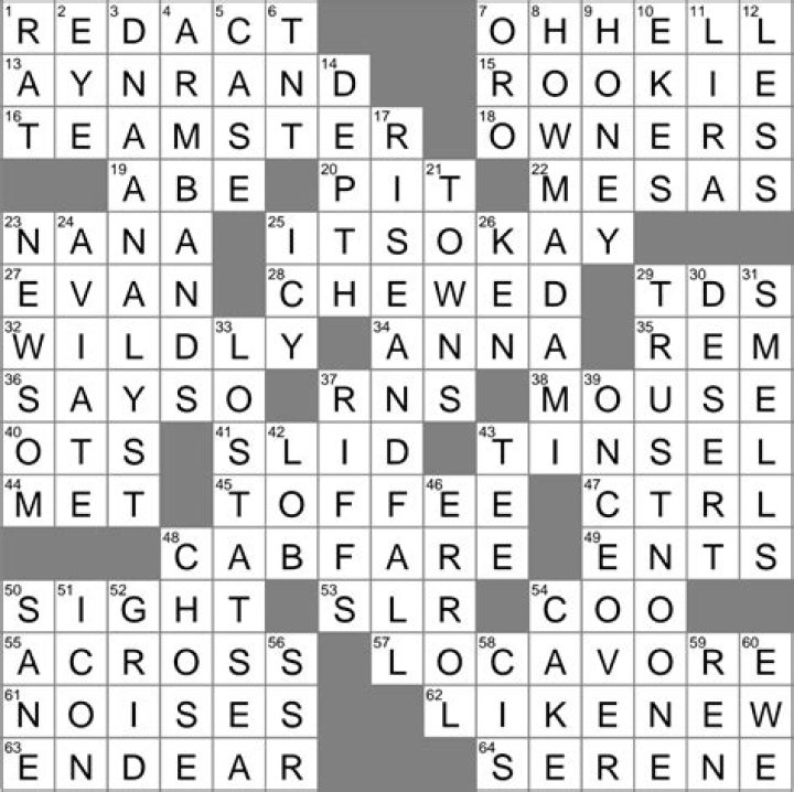 Sociable diner Crossword Clue and Answer