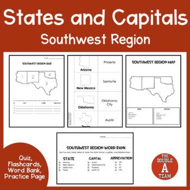 Southwest Region Capitals Quiz