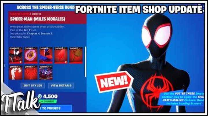 
Spider-Man Zero is Coming to the Fortnite Item Shop Soon