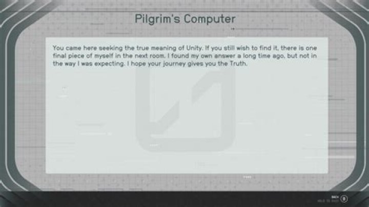 Starfield Unity: Pilgrim's Computer Answers & Where to Find Them