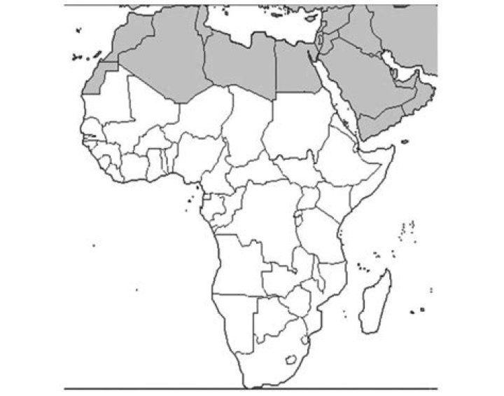 Sub Saharan Africa Political Map Quiz