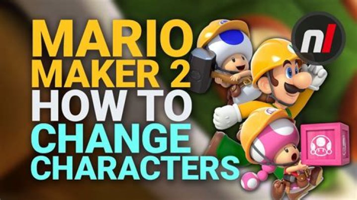 
Super Mario Maker 2 How to Change Character
