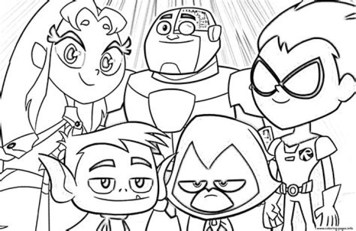 Teen Titans Go Coloring Book