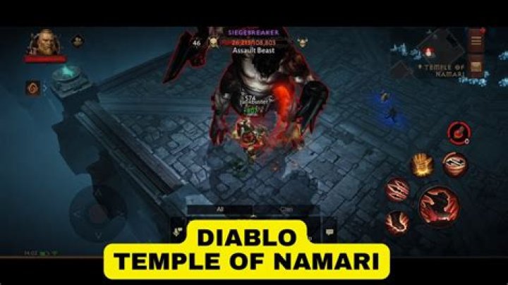 The Temple Of Namari Dungeon Diablo Immortal (How To Defeat Sargoth)