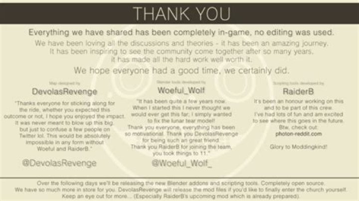 That Nier: Automata "church door" mystery was a very well-done modding hoax